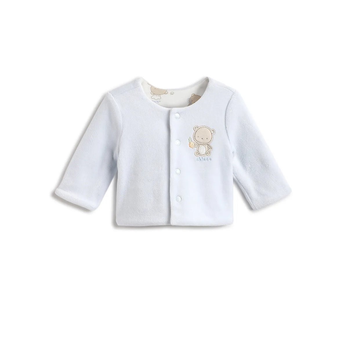 Infants Embroidered Reversible Cardigan