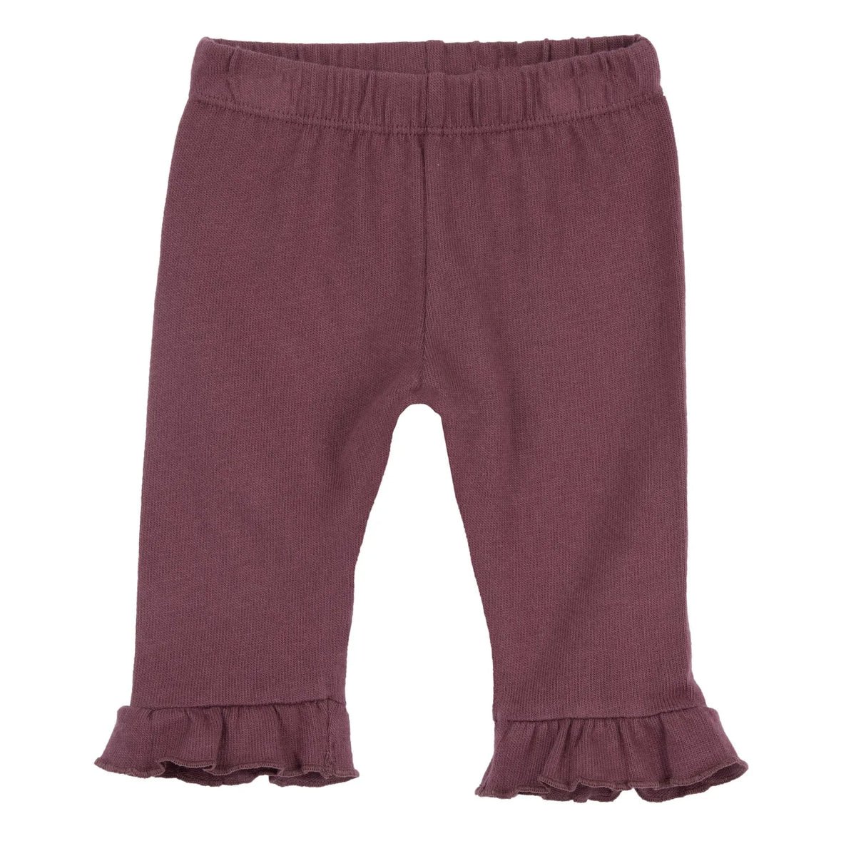 Girls Dark Pink Self Design Trouser